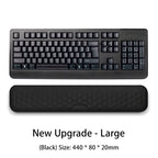 Elevate Your Comfort: Ergonomic Keyboard Mouse Wrist Rest with Memory Foam for Office Typing and Relaxation