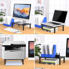Elevate Your Workspace with the Adjustable Display Heightening Desk Rack for Computers and Laptops