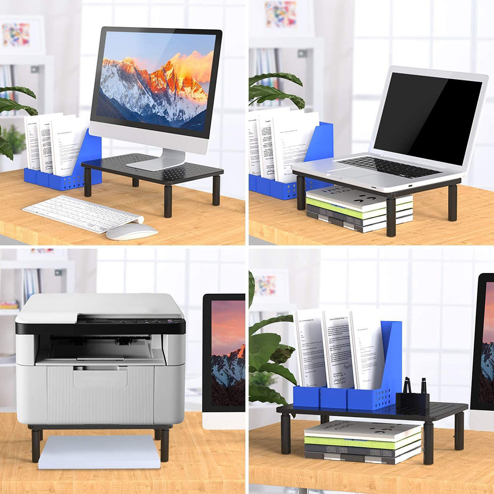 Elevate Your Workspace with the Adjustable Display Heightening Desk Rack for Computers and Laptops