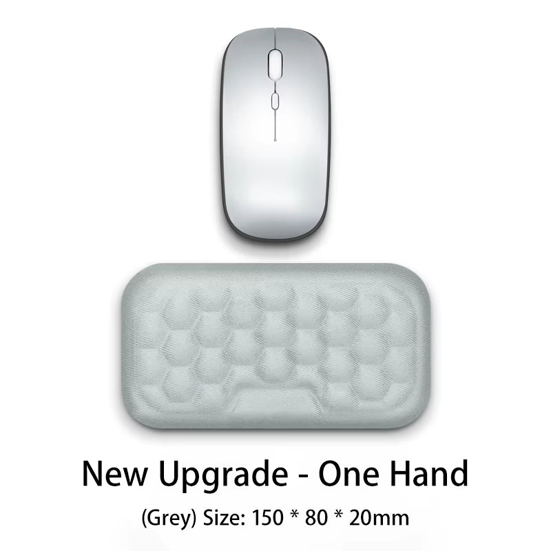 Elevate Your Comfort: Ergonomic Keyboard Mouse Wrist Rest with Memory Foam for Office Typing and Relaxation