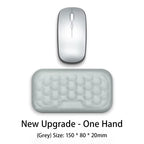 Elevate Your Comfort: Ergonomic Keyboard Mouse Wrist Rest with Memory Foam for Office Typing and Relaxation
