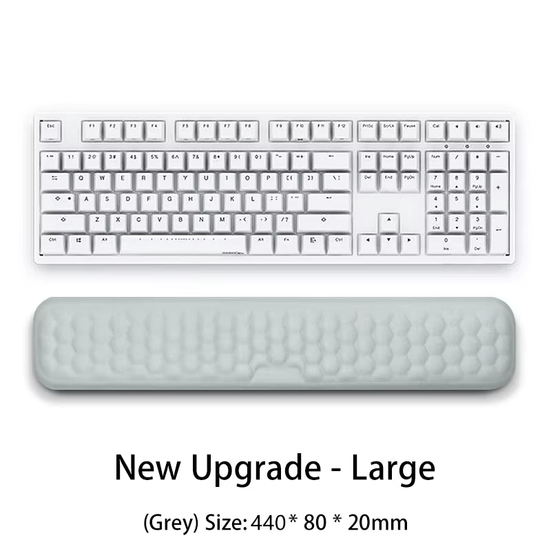 Elevate Your Comfort: Ergonomic Keyboard Mouse Wrist Rest with Memory Foam for Office Typing and Relaxation