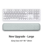 Elevate Your Comfort: Ergonomic Keyboard Mouse Wrist Rest with Memory Foam for Office Typing and Relaxation