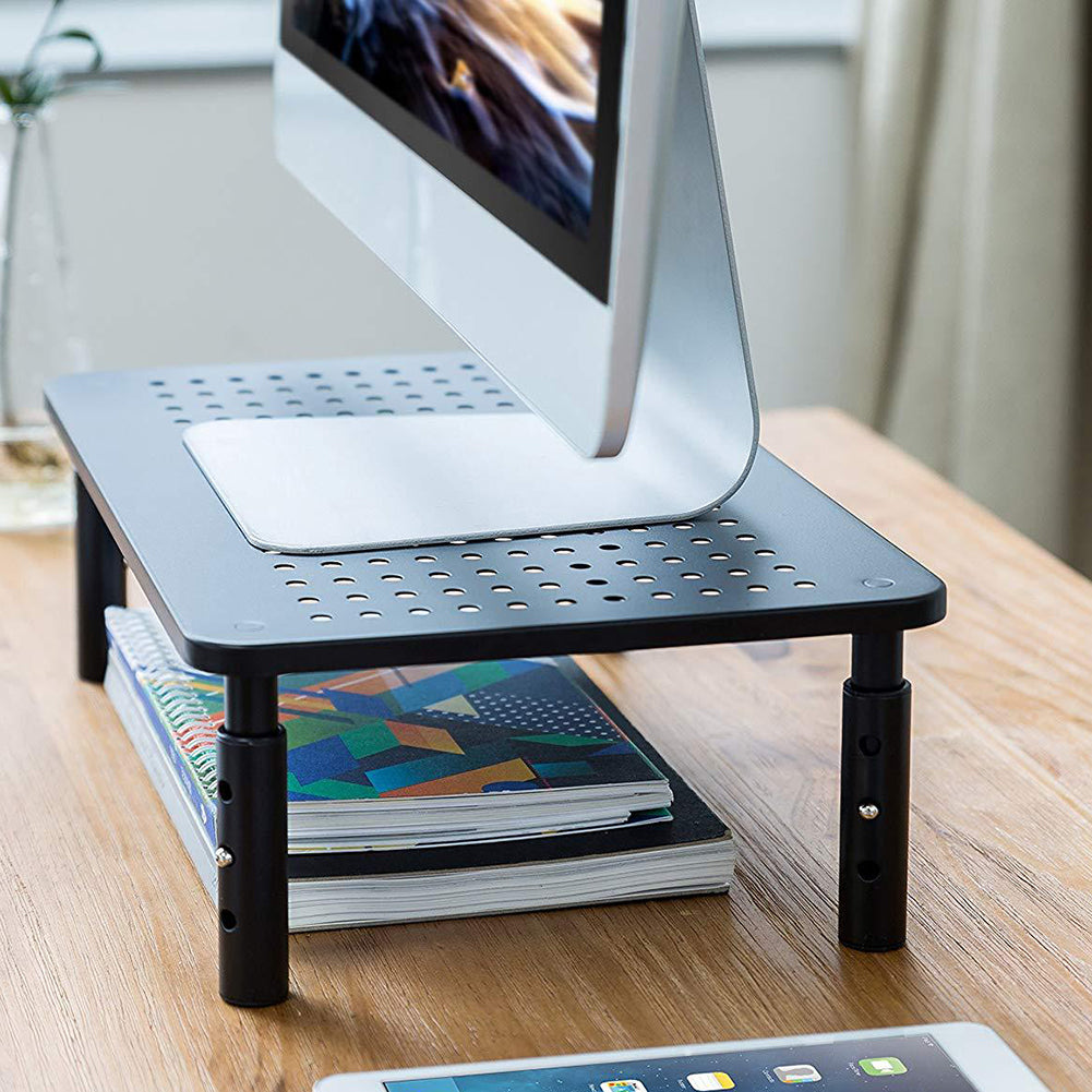 Elevate Your Workspace with the Adjustable Display Heightening Desk Rack for Computers and Laptops
