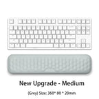 Elevate Your Comfort: Ergonomic Keyboard Mouse Wrist Rest with Memory Foam for Office Typing and Relaxation
