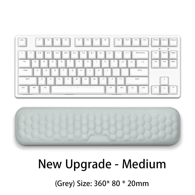 Elevate Your Comfort: Ergonomic Keyboard Mouse Wrist Rest with Memory Foam for Office Typing and Relaxation