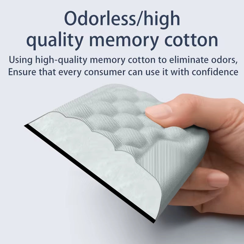 Elevate Your Comfort: Ergonomic Keyboard Mouse Wrist Rest with Memory Foam for Office Typing and Relaxation