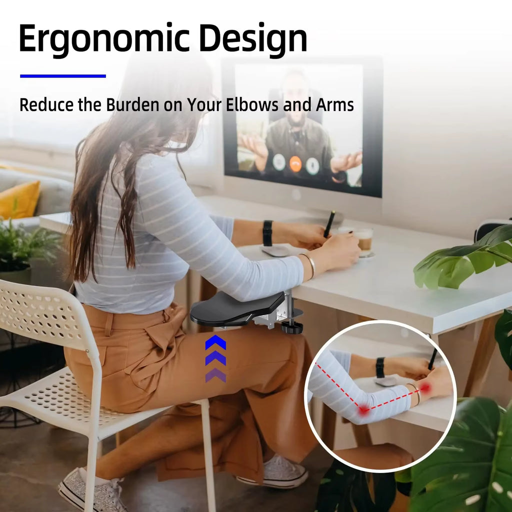Transform Your Workspace with the Foldable Ergonomic Computer Desk Arm Rest Pad – Ultimate Wrist Support for Comfort and Productivity
