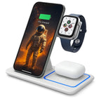 Wireless Charger for Iphone Apple Watch & Airpods 3 in 1 Wireless Charger Stand